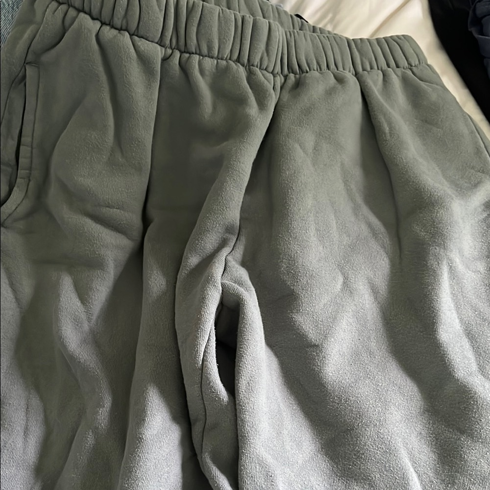 Brandy Melville Men's Olive Joggers